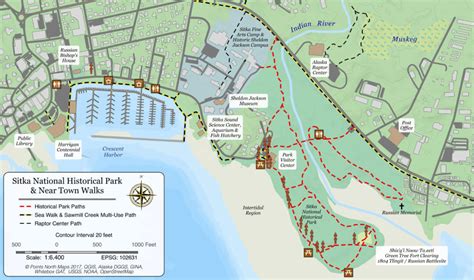 sitka gis|sitka walking tour map.